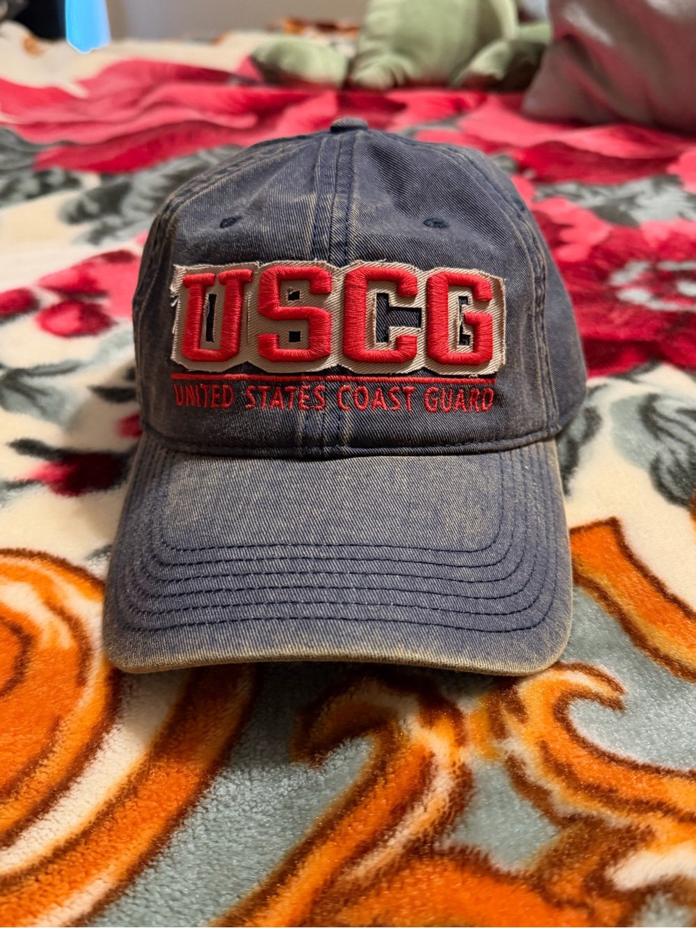 USCG United States Coast Guard Blue Baseball Cap adjustable